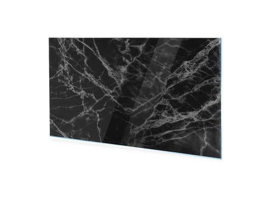 Obraz na szkle HOMEPRINT Luksus czarnego marmuru 140x70 cm HOMEPRINT