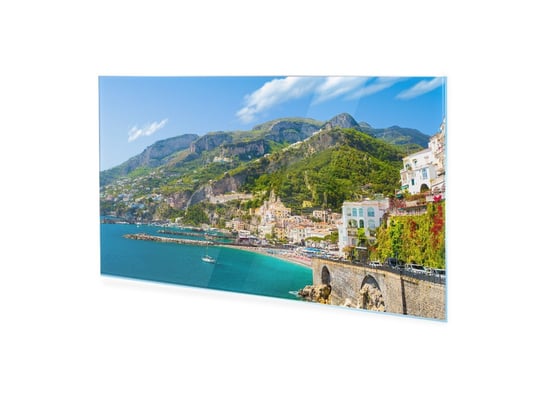 Obraz Na Szkle Homeprint Miasto Amalfi, Włochy 120X60 Cm HOMEPRINT
