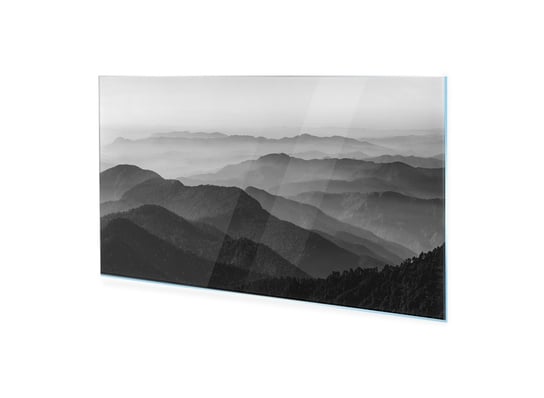 Obraz Na Szkle Homeprint Monochromatyczne Góry 100X50 Cm HOMEPRINT