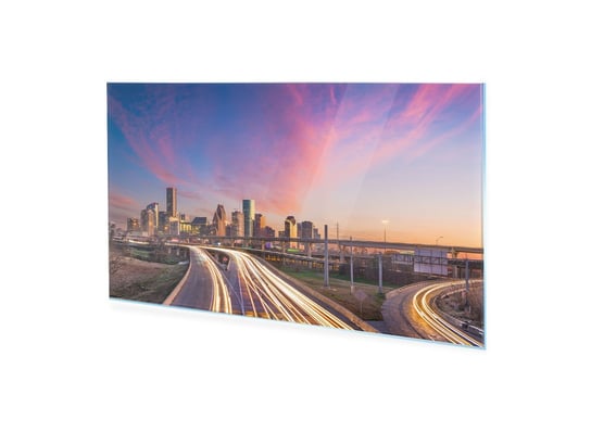 Obraz Na Szkle Homeprint Panorama Houston, Usa 100X50 Cm HOMEPRINT
