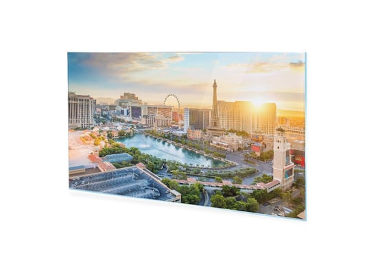 Obraz Na Szkle Homeprint Panorama Las Vegas, Usa 100X50 Cm HOMEPRINT
