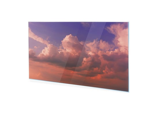 Obraz Na Szkle Homeprint Piękne Ujęcie Dużych Chmur 100X50 Cm HOMEPRINT