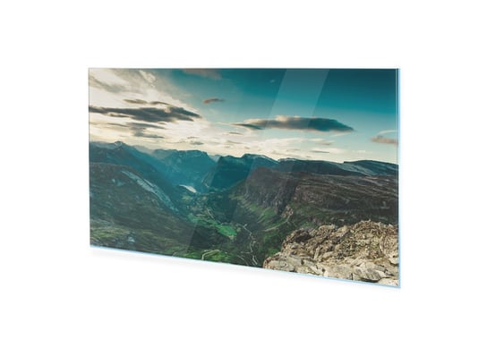 Obraz Na Szkle Homeprint Punkt Widokowy W Norwegii 120X60 Cm HOMEPRINT