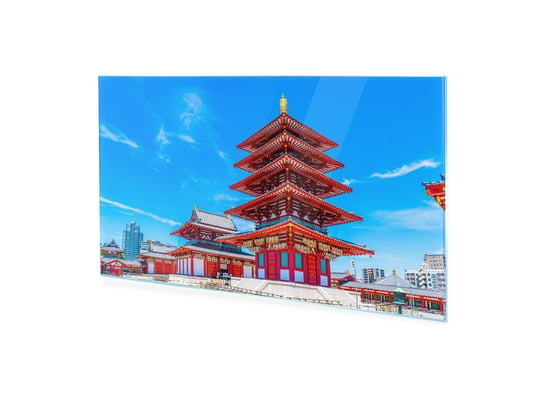 Obraz Na Szkle Homeprint Świątynia Shitennoji Japonia 100X50 Cm HOMEPRINT