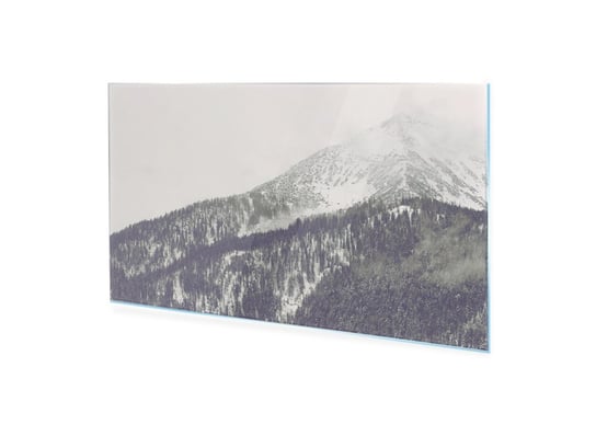 Obraz na szkle HOMEPRINT Szczyt górski za chmurami 120x60 cm HOMEPRINT