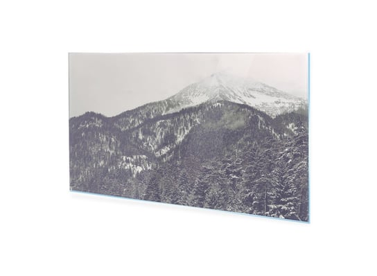Obraz na szkle HOMEPRINT Szczyt górski za chmurami 125x50 cm HOMEPRINT