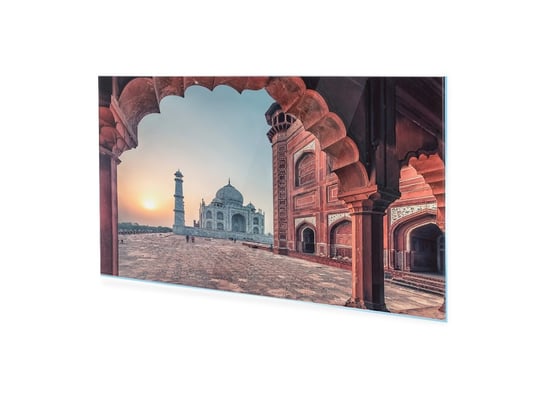 Obraz Na Szkle Homeprint Taj Mahal O Wschodzie Słońca 120X60 Cm HOMEPRINT