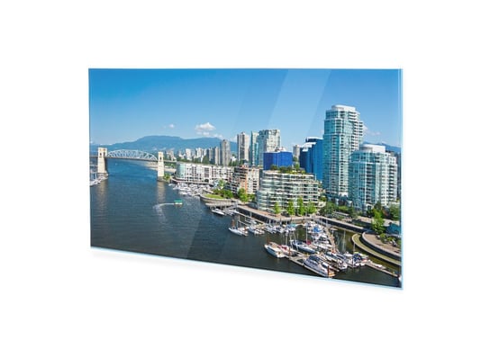 Obraz na szkle HOMEPRINT Widok na Vancouver, Kanada 125x50 cm HOMEPRINT