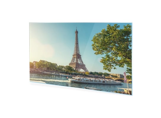 Obraz Na Szkle Homeprint Wieża Eiffla W Paryż 100X50 Cm HOMEPRINT