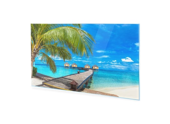 Obraz Na Szkle Homeprint Wille Na Wodzie, Malediwy 100X50 Cm HOMEPRINT