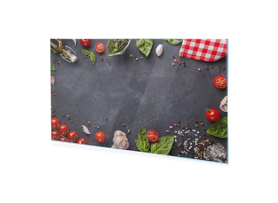 Obraz Na Szkle Homeprint Włoskie Jedzenie, Pomidory 100X50 Cm HOMEPRINT