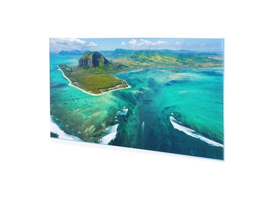 Obraz Na Szkle Homeprint Wyspa Mauritius 140X70 Cm HOMEPRINT