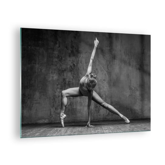 Obraz na szkle - Ideał równowagi - 70x50cm - Gimnastyka Balet Taniec - Nowoczesny szklany obraz do salonu do sypialni ARTTOR ARTTOR