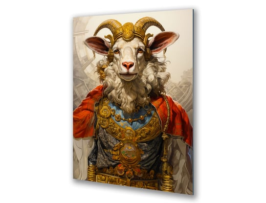 Obraz na szkle koza rok kozy chiński horoskop f 60x90 cm Inna marka