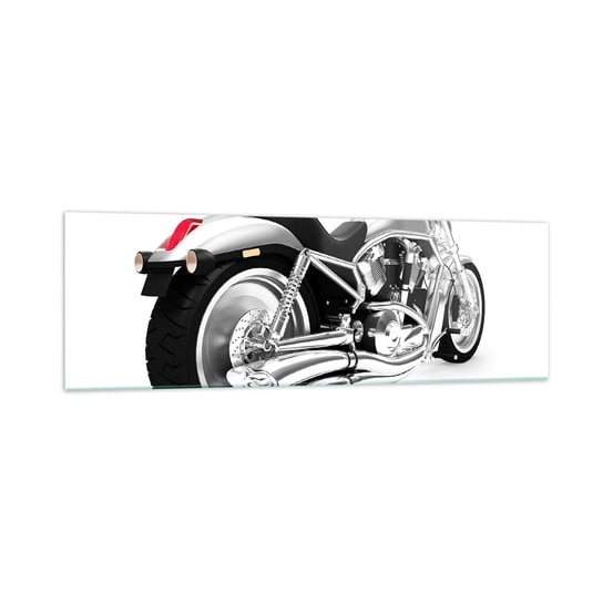 Obraz na szkle - Marzenie kolekcjonera - 160x50cm - Motoryzacja Motocykl Chopper - Nowoczesny foto szklany obraz do salonu do sypialni ARTTOR ARTTOR