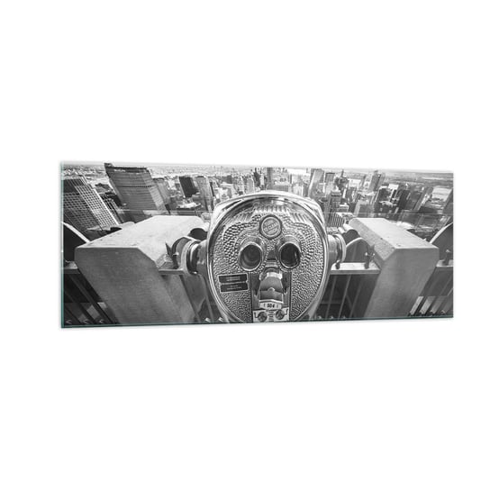 Obraz na szkle - Miasto nad miastami - 140x50cm - Nowy Jork Miasto Architektura - Nowoczesny szklany obraz do salonu do sypialni ARTTOR ARTTOR