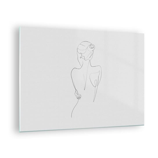 Obraz na szkle - Muzyka ciała - 70x50cm - Grafika Ciało Sztuka - Nowoczesny szklany obraz do salonu do sypialni ARTTOR ARTTOR