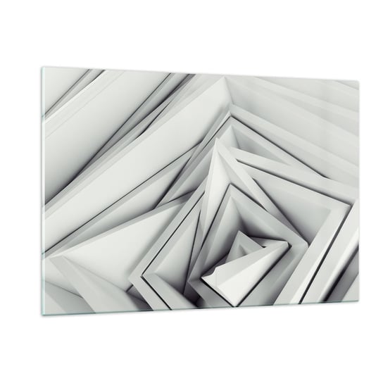 Obraz na szkle - Ostrych kątów pąkowie - 120x80cm - Technologia 3D Nowoczesny - Nowoczesny szklany obraz na ścianę do salonu do sypialni ARTTOR ARTTOR