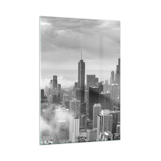 Obraz na szkle - Pejzaż amerykański - 50x70cm - Architektura Miasto Stany Zjednoczone - Nowoczesny szklany obraz do salonu do sypialni ARTTOR ARTTOR