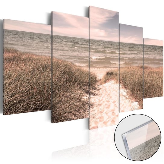 Obraz na szkle plexi: Beżowe morze lata, 5 elementów, 100x50 cm zakup.se