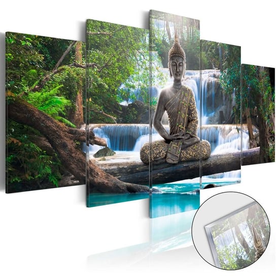 Obraz na szkle plexi: Siedzący Budda, 5 elementów, 100x50 cm zakup.se