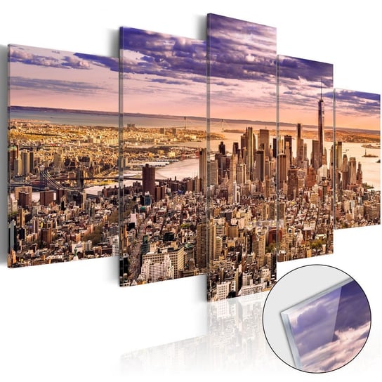 Obraz na szkle plexi: Widok - Nowy Jork, 5 elementów, 100x50 cm zakup.se