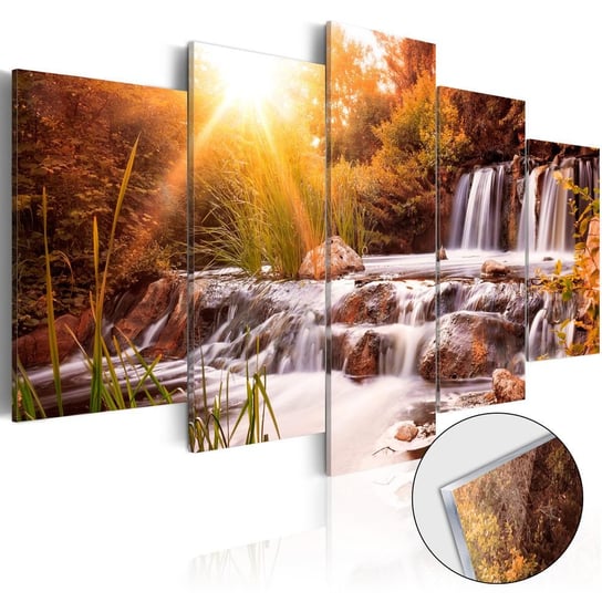 Obraz na szkle plexi: Wodospad w słońcu, 5 elementów, 100x50 cm zakup.se