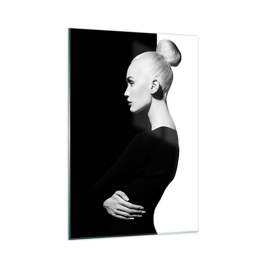 Obraz na szkle - Po prostu kobieta - 70x100cm - Moda Kobieta Elegancki - Nowoczesny foto szklany obraz do salonu do sypialni ARTTOR ARTTOR