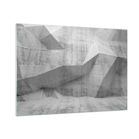 Obraz na szkle - Prawdziwe wyzwanie - 100x70cm - Abstrakcja Sztuka 3D - Nowoczesny foto szklany obraz do salonu do sypialni ARTTOR ARTTOR