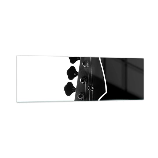Obraz na szkle - Rockowa cisza  - 160x50cm - Gitara Muzyka Nowoczesny - Nowoczesny foto szklany obraz do salonu do sypialni ARTTOR ARTTOR