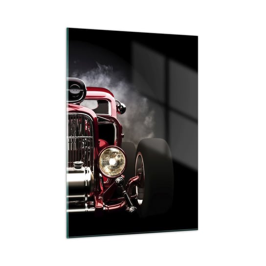 Obraz na szkle - Szybki i wściekle piękny - 50x70cm - Motoryzacja Samochód Sport - Nowoczesny szklany obraz do salonu do sypialni ARTTOR ARTTOR