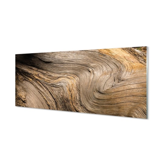 Obraz na szkle TULUP Drewno struktura słoje, 125x50 cm Tulup