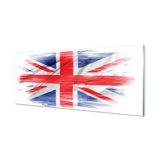 Obraz na szkle TULUP Flaga wielkiej Brytanii, 125x50 cm Tulup