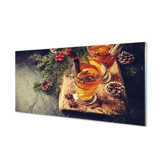 Obraz na szkle TULUP Herbata zimowa goździki, 100x50 cm cm Tulup