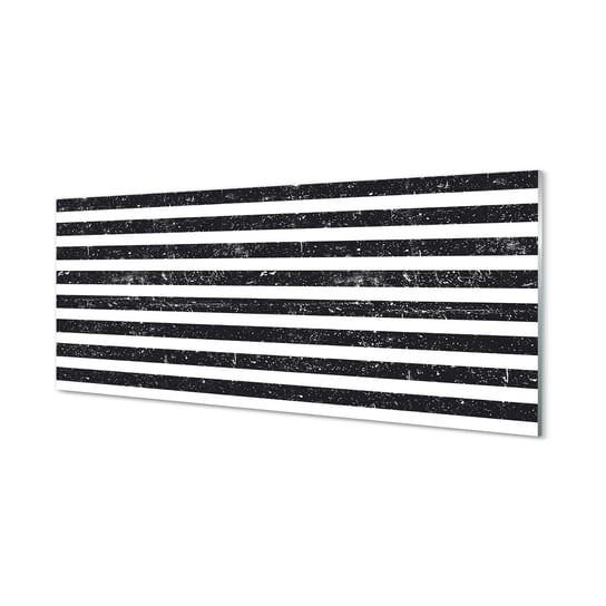 Obraz na szkle TULUP Paski zebra plamy, 125x50 cm Tulup