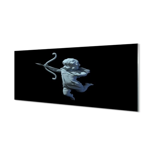 Obraz na szkle TULUP Strzelający anioł, 125x50 cm Tulup