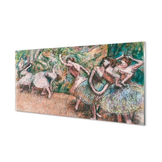 Obraz na szkle TULUP Szkic taniec las kobiety, 100x50 cm cm Tulup