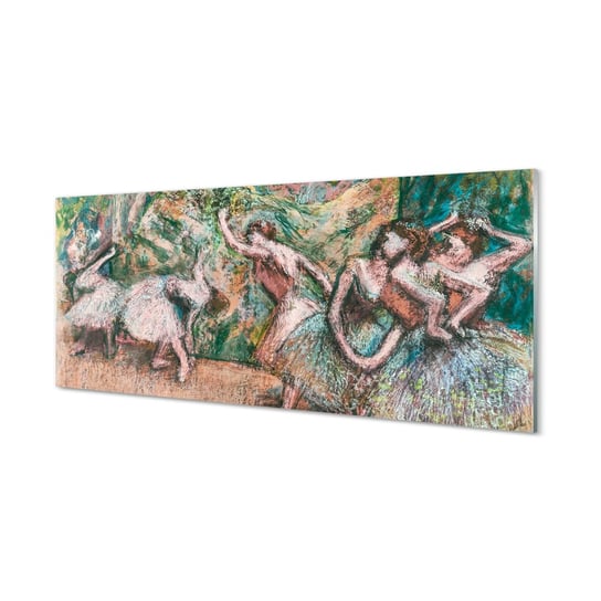 Obraz na szkle TULUP Szkic taniec las kobiety, 125x50 cm Tulup