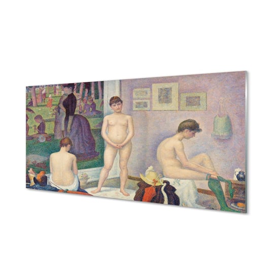 Obraz na szkle TULUP Sztuka malowana modelki, 100x50 cm cm Tulup