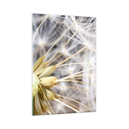 Obraz na szkle - Tuż przed odlotem - 50x70cm - Kwiat Roślina Natura - Nowoczesny szklany obraz do salonu do sypialni ARTTOR ARTTOR