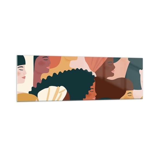 Obraz na szkle - Tylko kobiecość - 160x50cm - Kobieta Nowoczesna Sztuka Afryka - Nowoczesny foto szklany obraz do salonu do sypialni ARTTOR ARTTOR