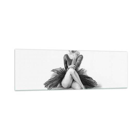 Obraz na szkle - Zaczarowana tańcem - 160x50cm - Baletnica Taniec Balet - Nowoczesny foto szklany obraz do salonu do sypialni ARTTOR ARTTOR