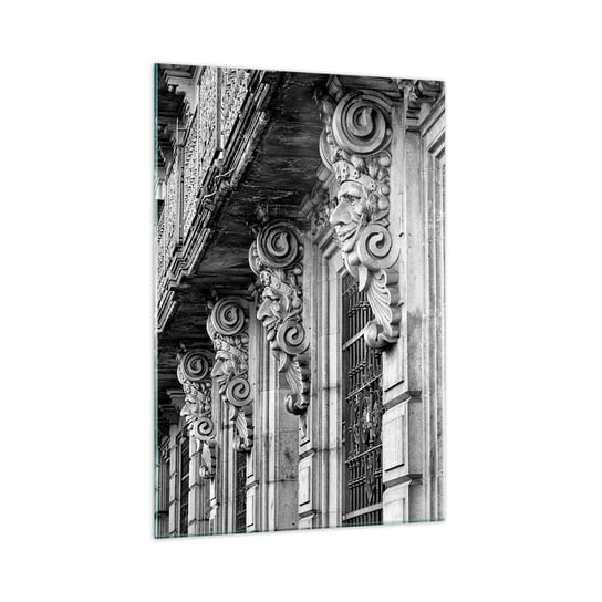 Obraz na szkle - Zadziwiająca Barcelona - 70x100cm - Architektura Rzeźby Barcelona - Nowoczesny foto szklany obraz do salonu do sypialni ARTTOR ARTTOR