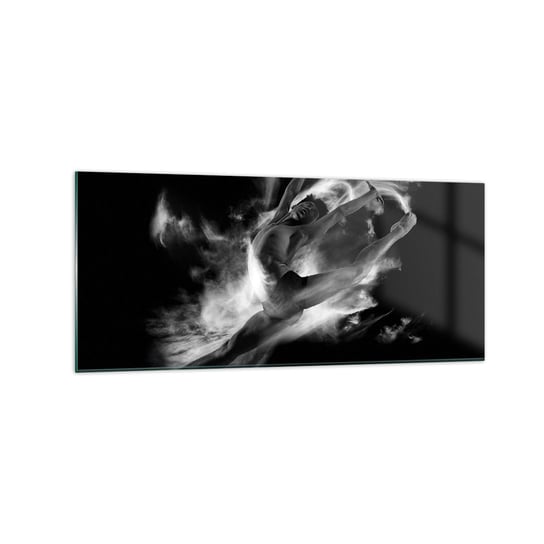 Obraz na szkle - Zatrzymany w locie - 120x50cm - Tancerz Balet Kultura - Nowoczesny szklany obraz na ścianę do salonu do sypialni ARTTOR ARTTOR