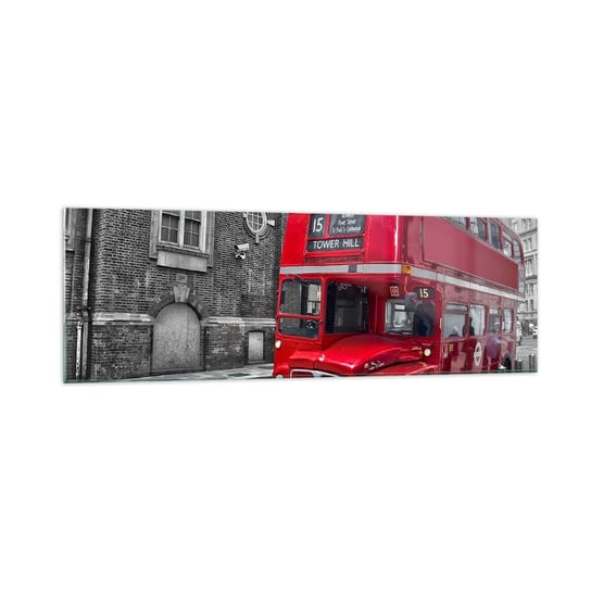 Obraz na szkle - Zawsze taki sam - 160x50cm - Miasto Londyn Architektura - Nowoczesny foto szklany obraz do salonu do sypialni ARTTOR ARTTOR