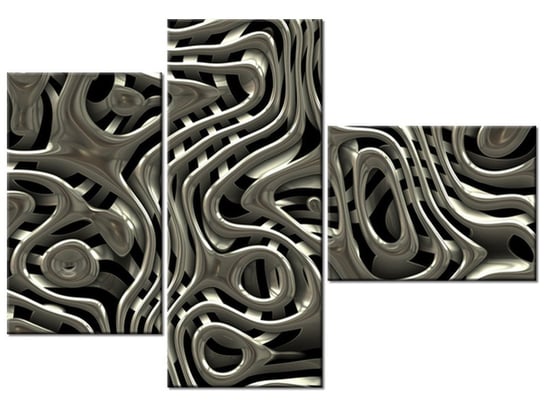Obraz Nasza abstrakcja, 3 elementy, 100x70 cm Oobrazy