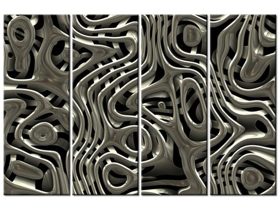 Obraz Nasza abstrakcja, 4 elementy, 120x80 cm Oobrazy
