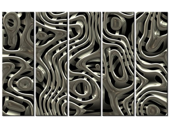Obraz Nasza abstrakcja, 5 elementów, 100x63 cm Oobrazy