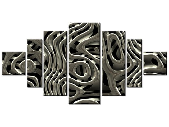 Obraz Nasza abstrakcja, 7 elementów, 200x100 cm Oobrazy