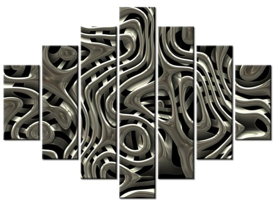 Obraz Nasza abstrakcja, 7 elementów, 210x150 cm Oobrazy